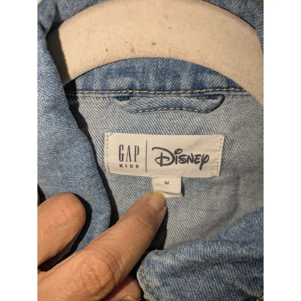 Gap Kids Disney Minnie Mouse Icon Denim Jacket Medium